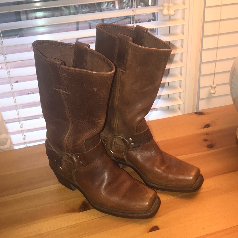 Frye harness boots size 7